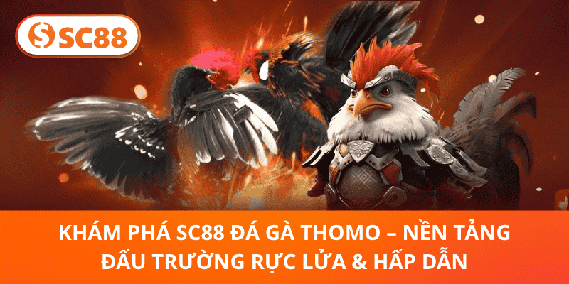 Khám Phá SC88 Đá Gà Thomo – Nền Tảng Đấu Trường Rực Lửa & Hấp Dẫn